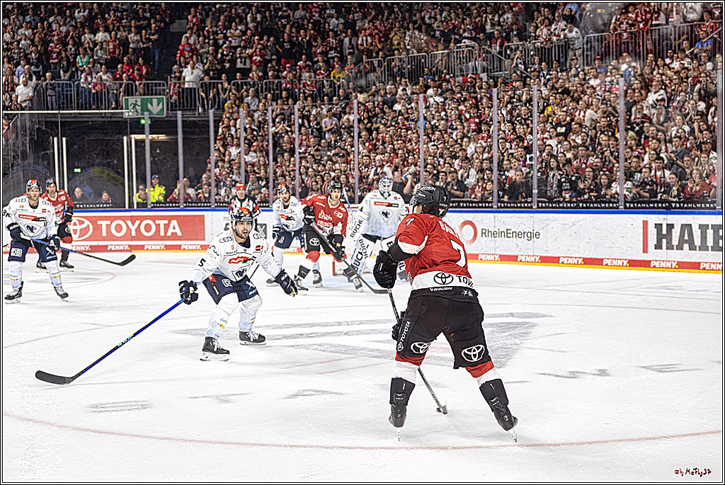 PENNY DEL 1. Koelner Haie - ERC Ingolstadt; Koeln, 17.09.2023