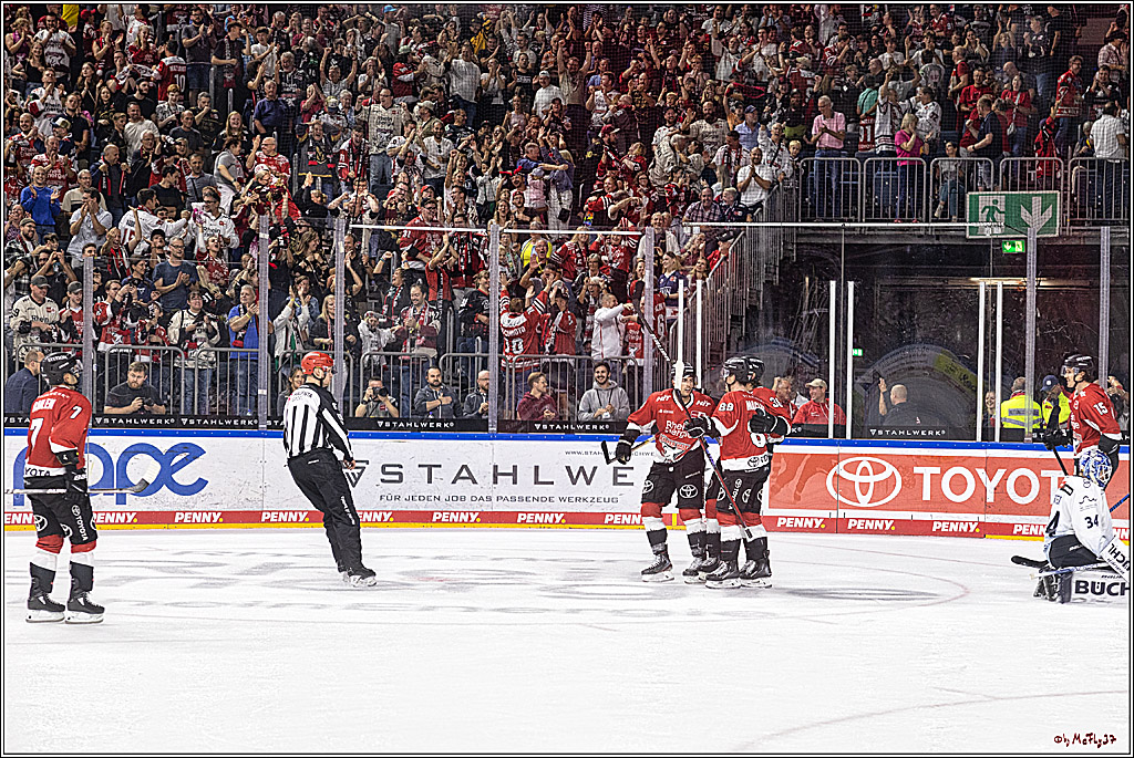 PENNY DEL 1. Koelner Haie - ERC Ingolstadt; Koeln, 17.09.2023