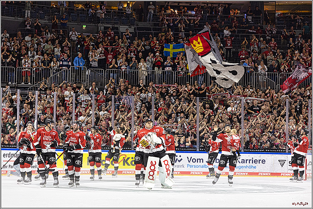 PENNY DEL 1. Koelner Haie - ERC Ingolstadt; Koeln, 17.09.2023