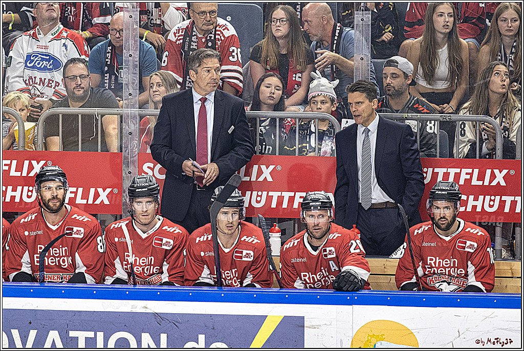 PENNY DEL 1. Koelner Haie - ERC Ingolstadt; Koeln, 17.09.2023