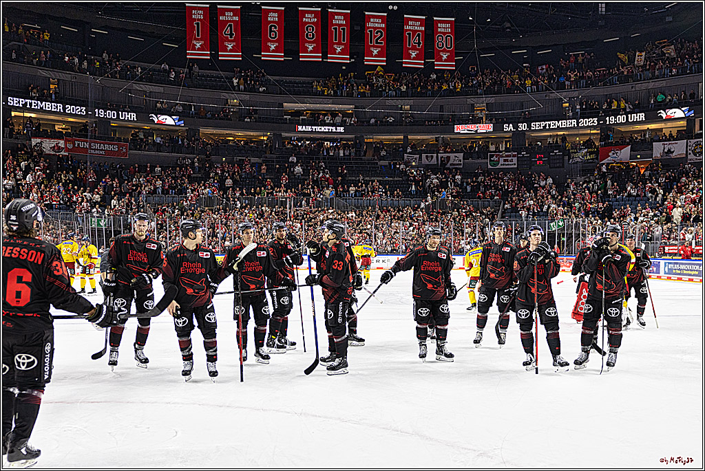 PENNY DEL 1 Koelner Haie - Duesseldorfer EG ; Koeln, 24.09.2023