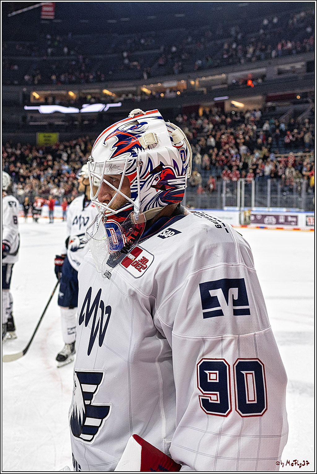 PENNY DEL 1. Koelner Haie - Adler Mannheim; Koeln, 30.09.2023