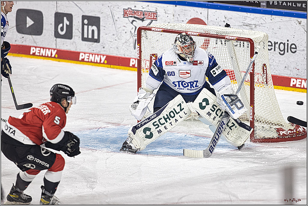 PENNY DEL 1. Koelner Haie - Schwenninger Wild Wings; Koeln, 25.10.2023