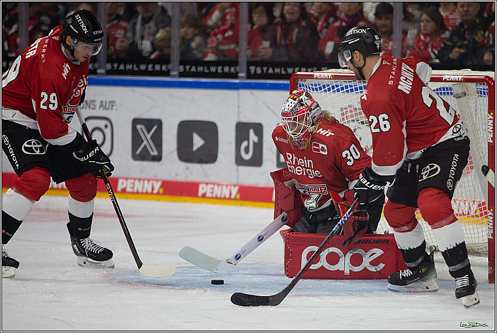 PENNY DEL; Koelner Haie- EHC RedBull Muenchen; Koeln, 27.10.2023