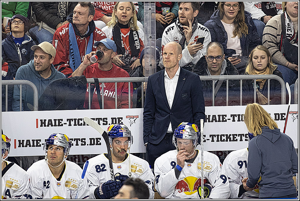 PENNY DEL 1. Koelner Haie - Red Bull Muenchen; Koeln, 27.10.2023