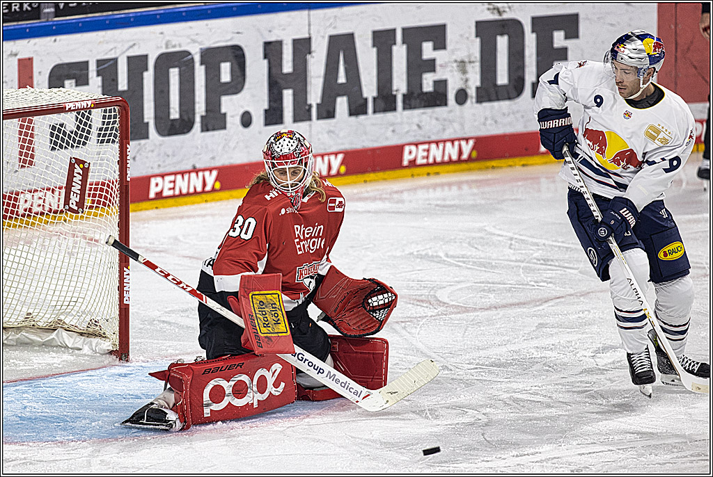 PENNY DEL 1. Koelner Haie - Red Bull Muenchen; Koeln, 27.10.2023