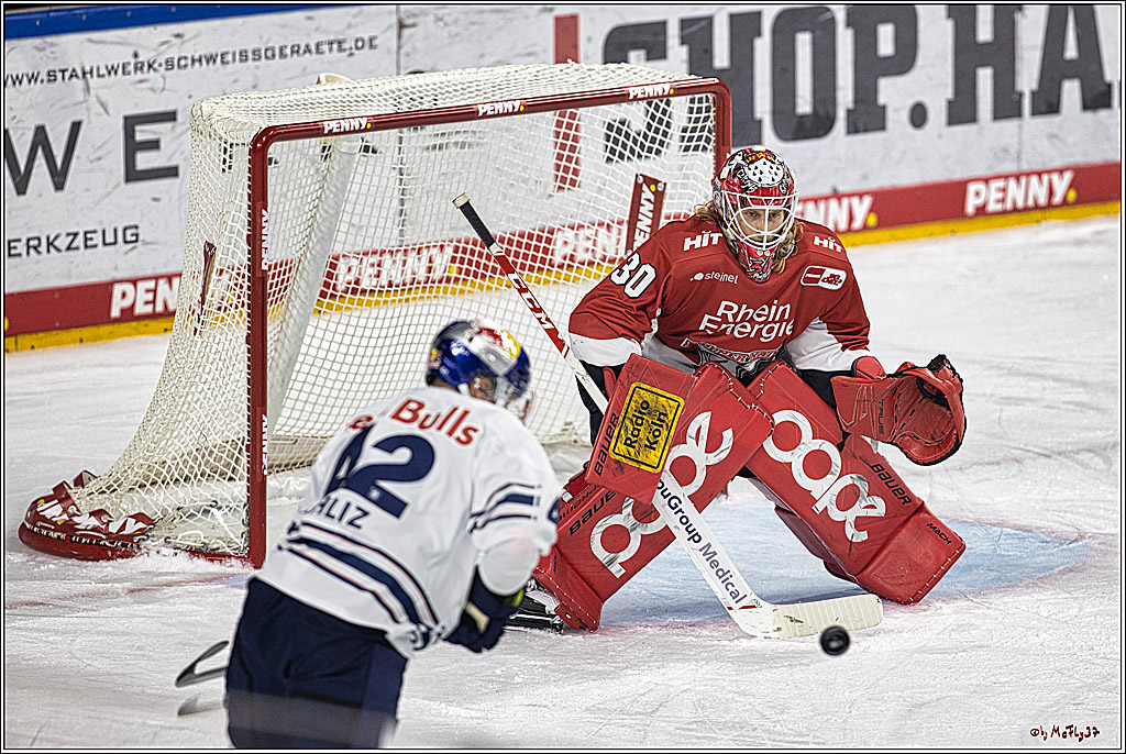 PENNY DEL 1. Koelner Haie - Red Bull Muenchen; Koeln, 27.10.2023