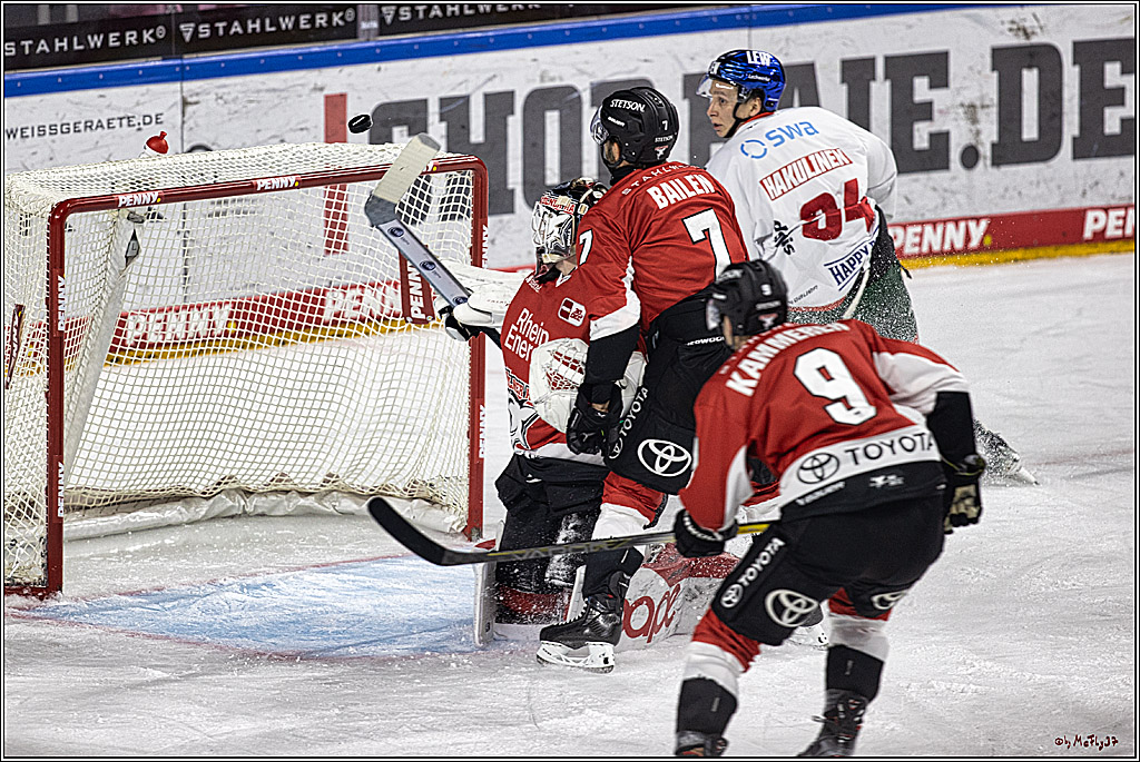 PENNY DEL 1. Koelner Haie - Augsburger Panther; Koeln, 19.11.2023