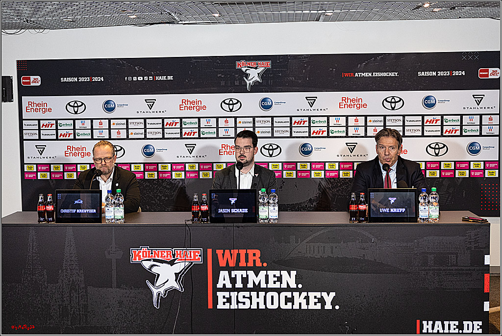 PENNY DEL 1. Koelner Haie - Augsburger Panther; Koeln, 19.11.2023