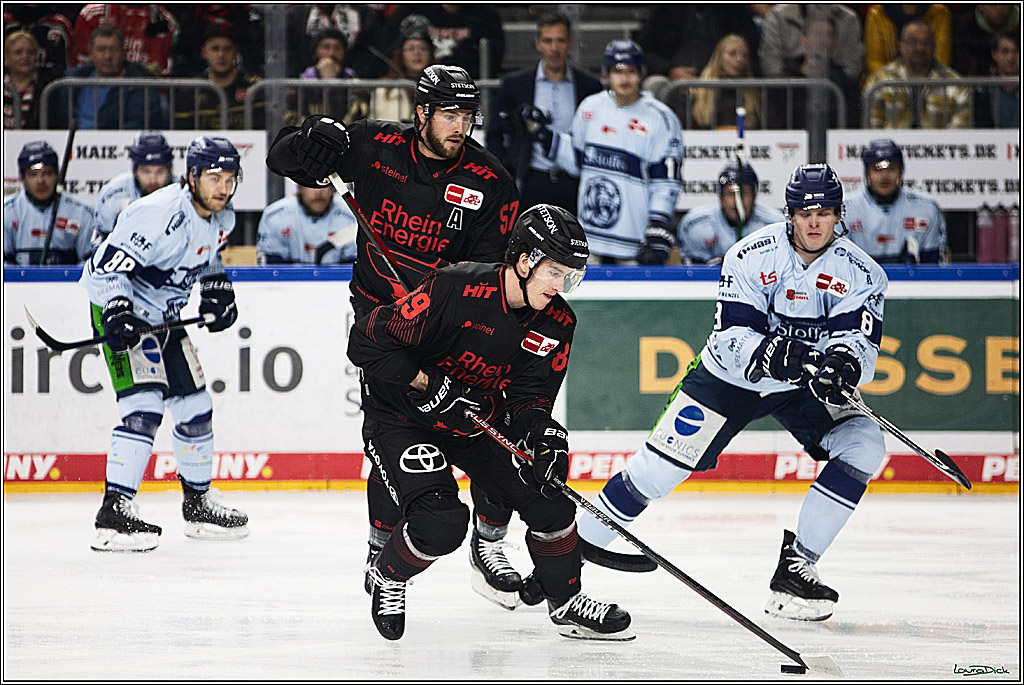 PENNY DEL; Koelner Haie-Straubing Tigers; Koeln, 24.11.2023