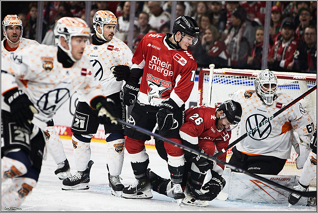 PENNY DEL; Koelner Haie- Grizzly Wolfsburg; Koeln, 28.11.2023