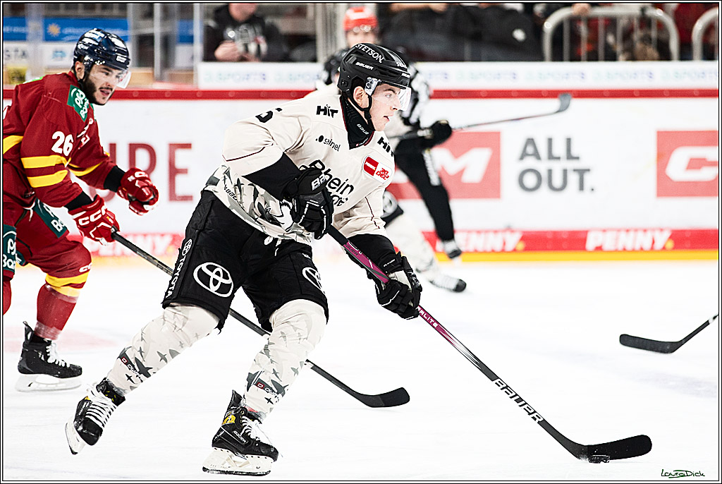 PENNY DEL; Duesseldorfer EG- Koelner Haie; Duesseldorf, 03.12.2023