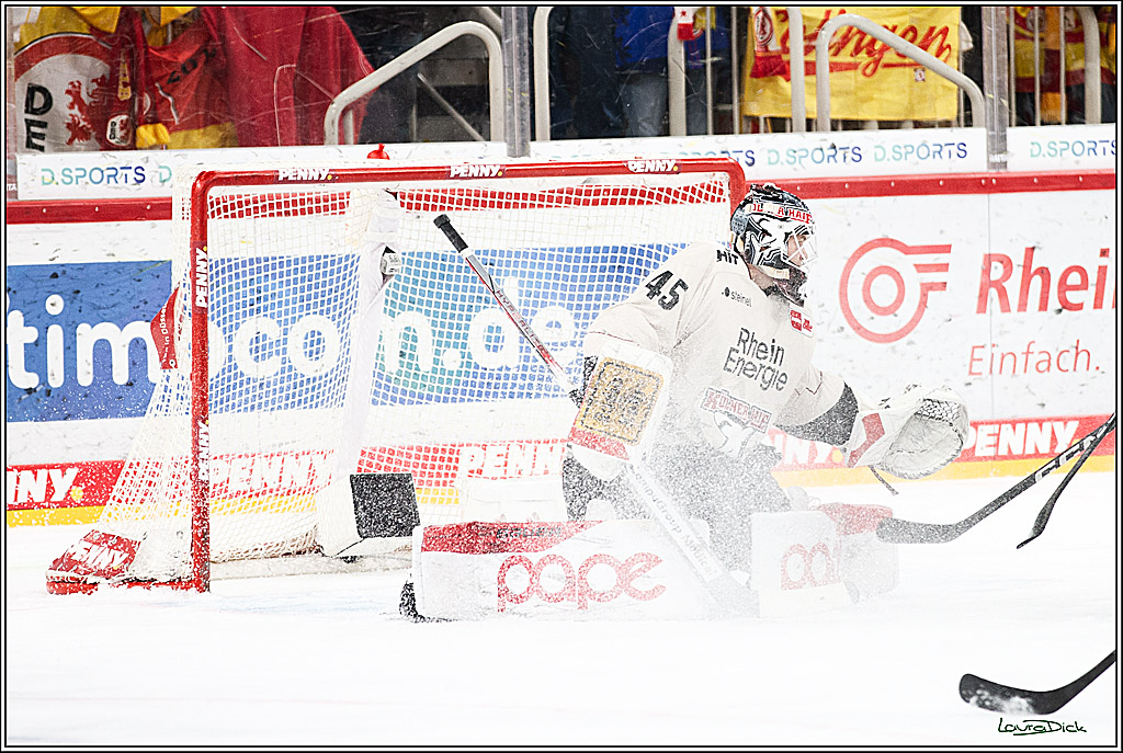 PENNY DEL; Duesseldorfer EG- Koelner Haie; Duesseldorf, 03.12.2023