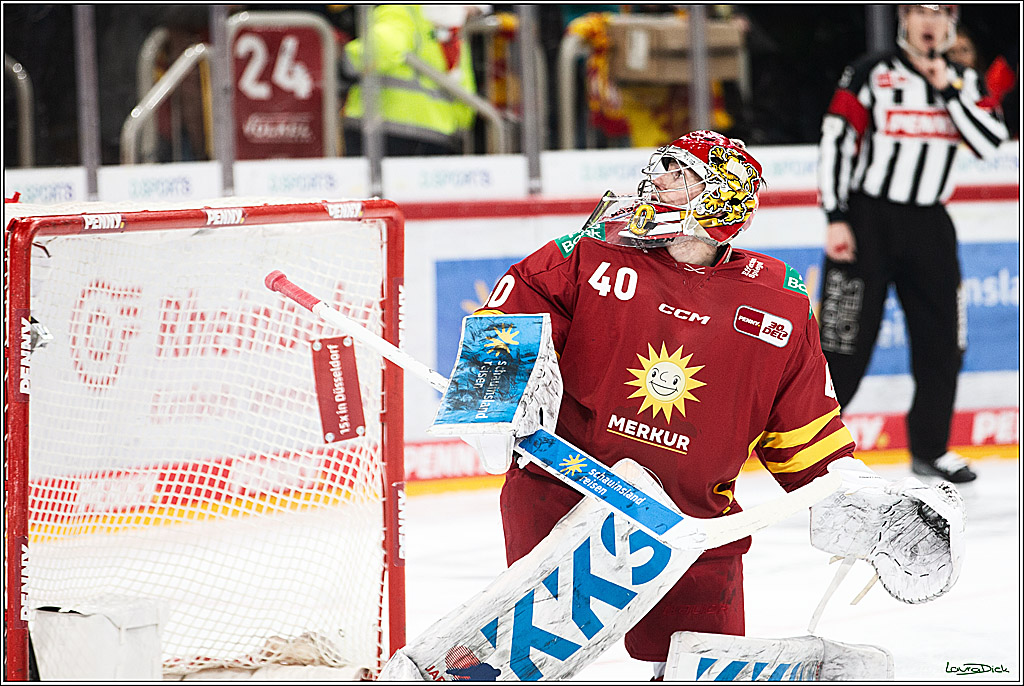 PENNY DEL; Duesseldorfer EG- Koelner Haie; Duesseldorf, 03.12.2023