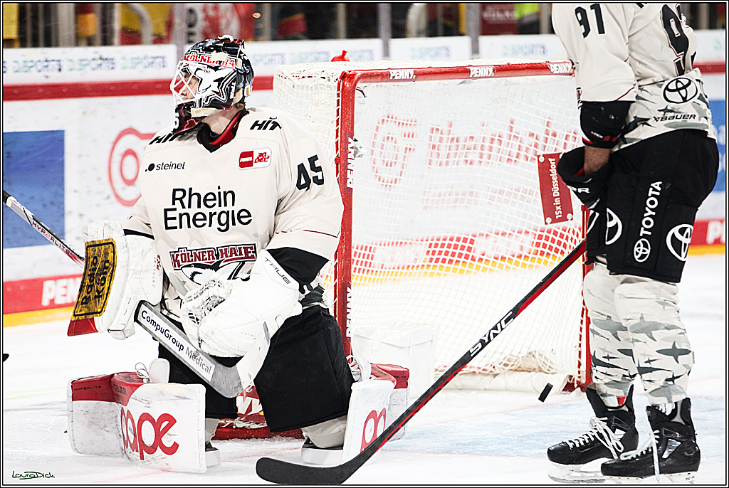 PENNY DEL; Duesseldorfer EG- Koelner Haie; Duesseldorf, 03.12.2023