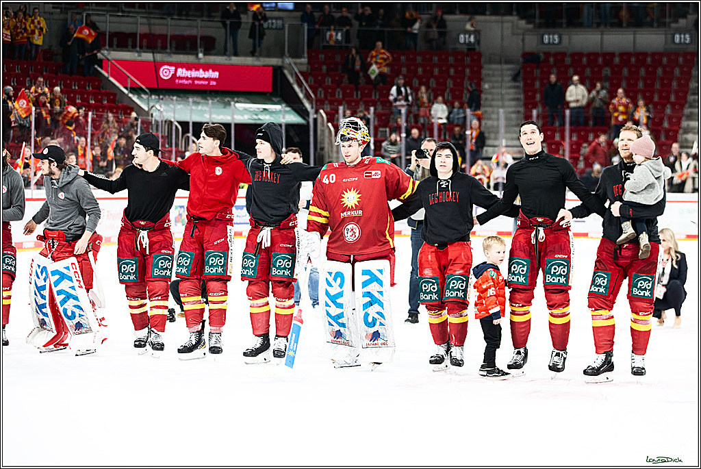 PENNY DEL; Duesseldorfer EG- Koelner Haie; Duesseldorf, 03.12.2023