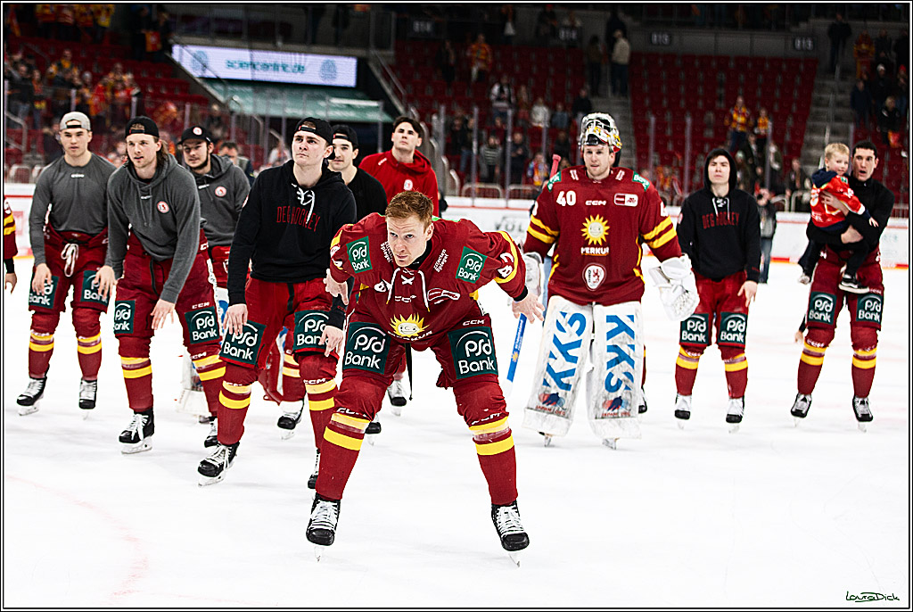 PENNY DEL; Duesseldorfer EG- Koelner Haie; Duesseldorf, 03.12.2023