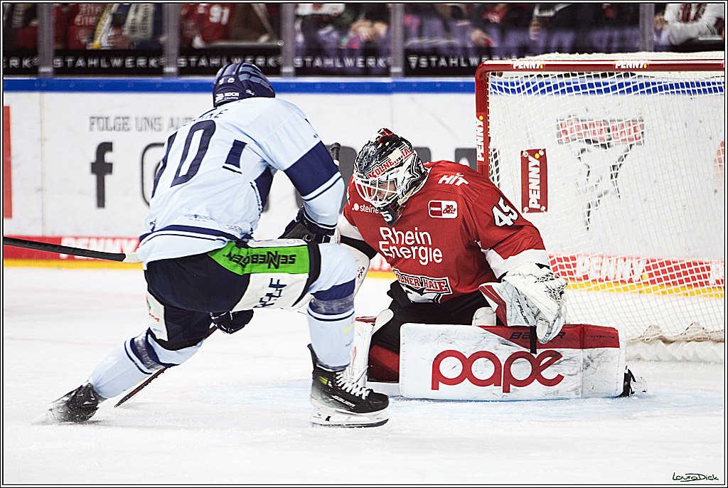 PENNY DEL; Koelner Haie- Straubing Tigers; Koeln, 15.12.2023
