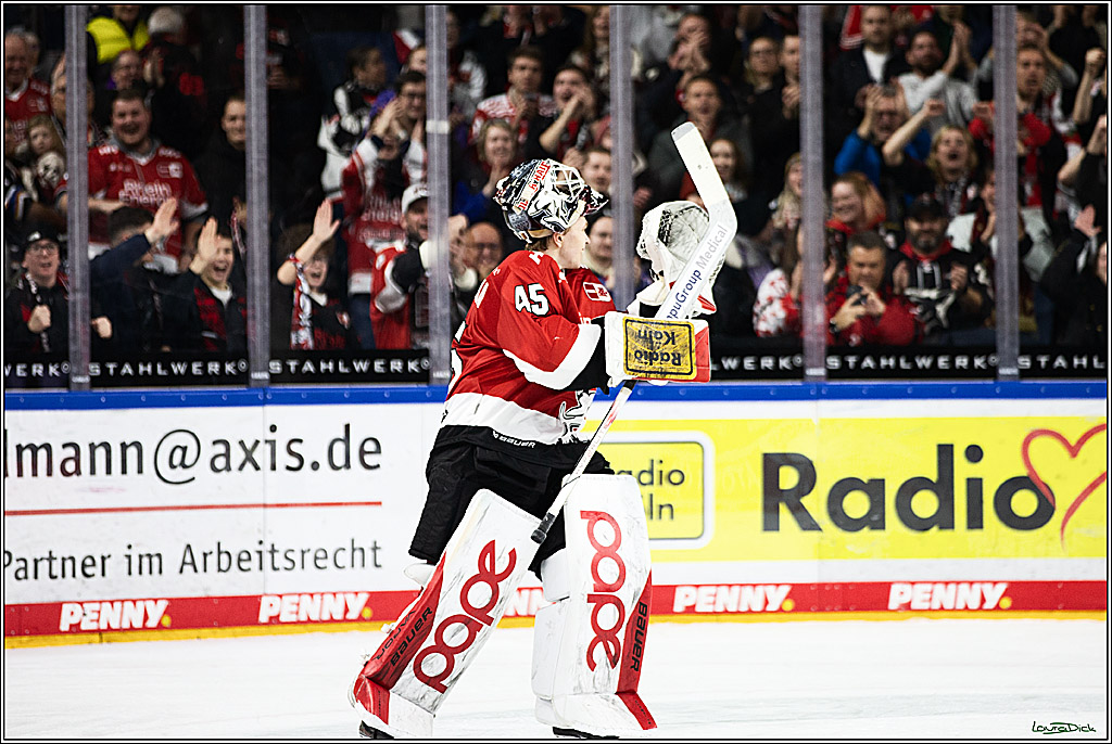 PENNY DEL; Koelner Haie- Straubing Tigers; Koeln, 15.12.2023