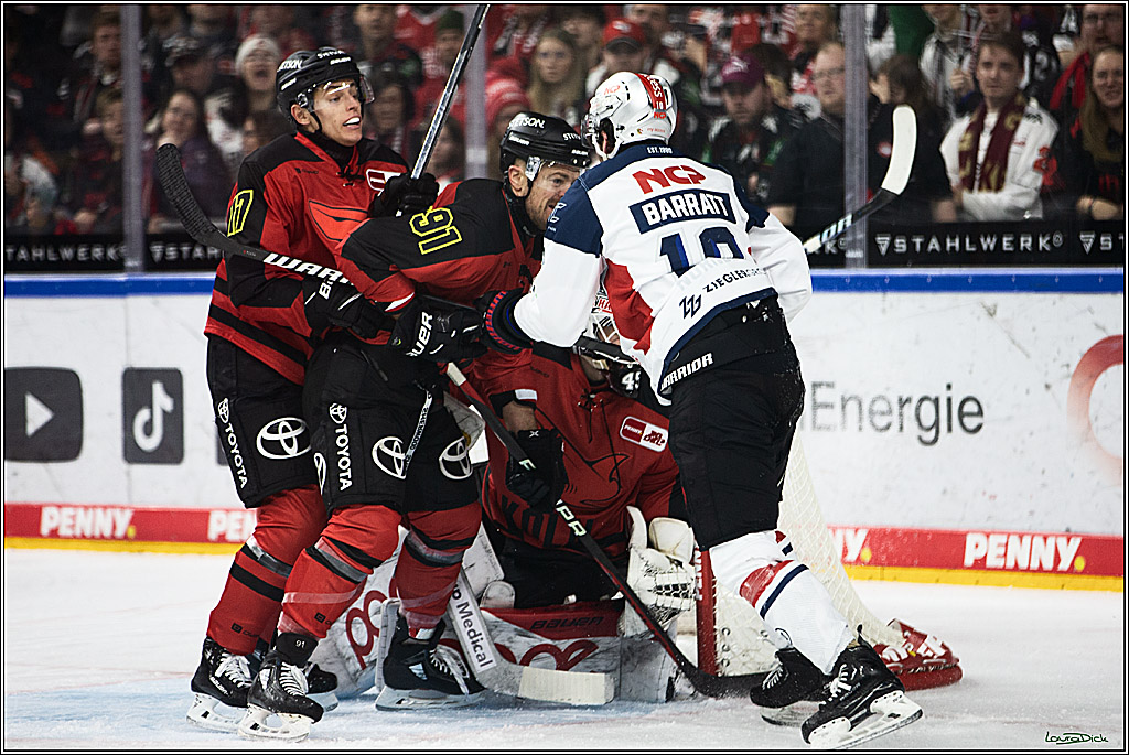 PENNY DEL; Koelner Haie- Nuernberger Ice Tigers; Koeln, 17.12.2023