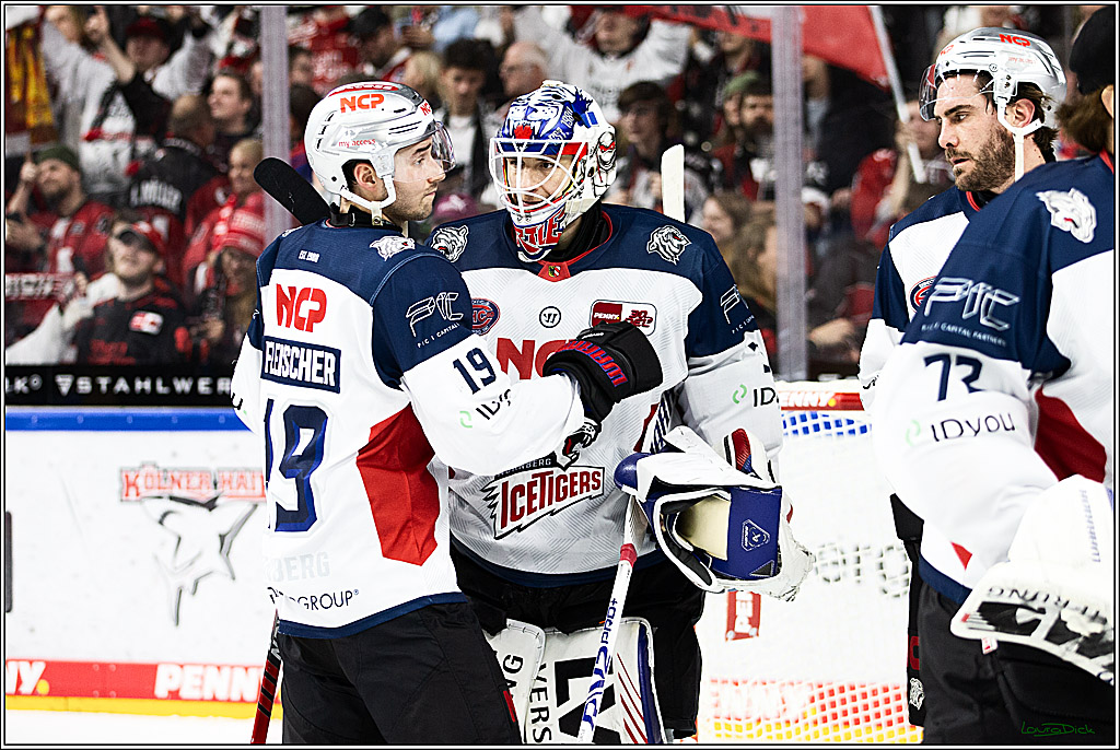 PENNY DEL; Koelner Haie- Nuernberger Ice Tigers; Koeln, 17.12.2023