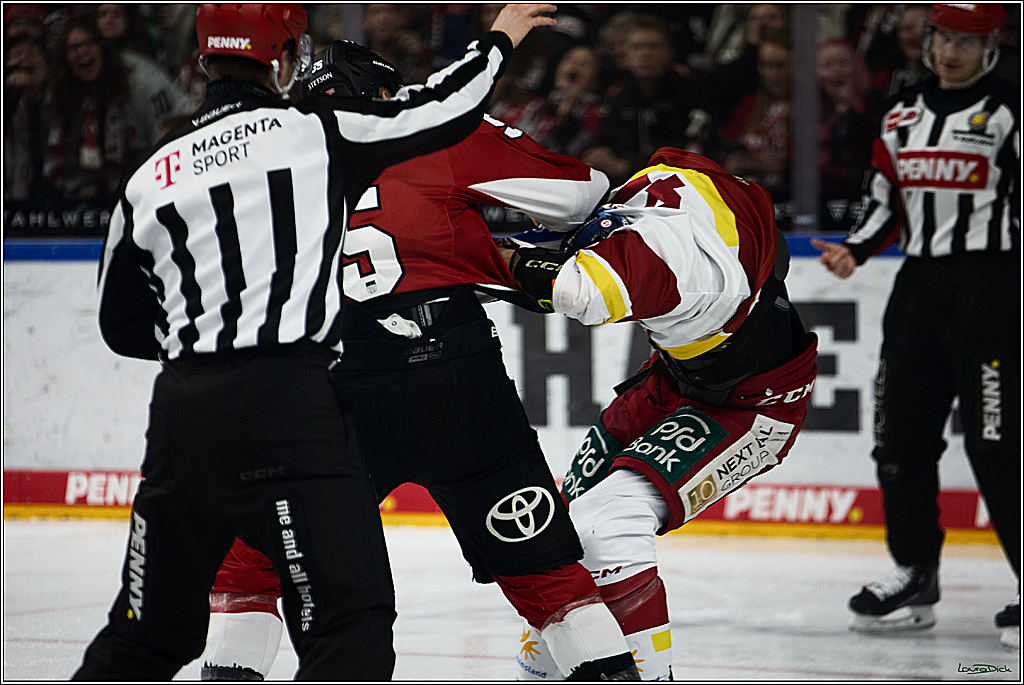 PENNY DEL; Koelner Haie- Duesseldorfer EG; Koeln, 28.12.2023