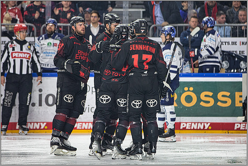 PENNY DEL; Koelner Haie- Iserlohn Roosters; Koeln, 02.01.2024