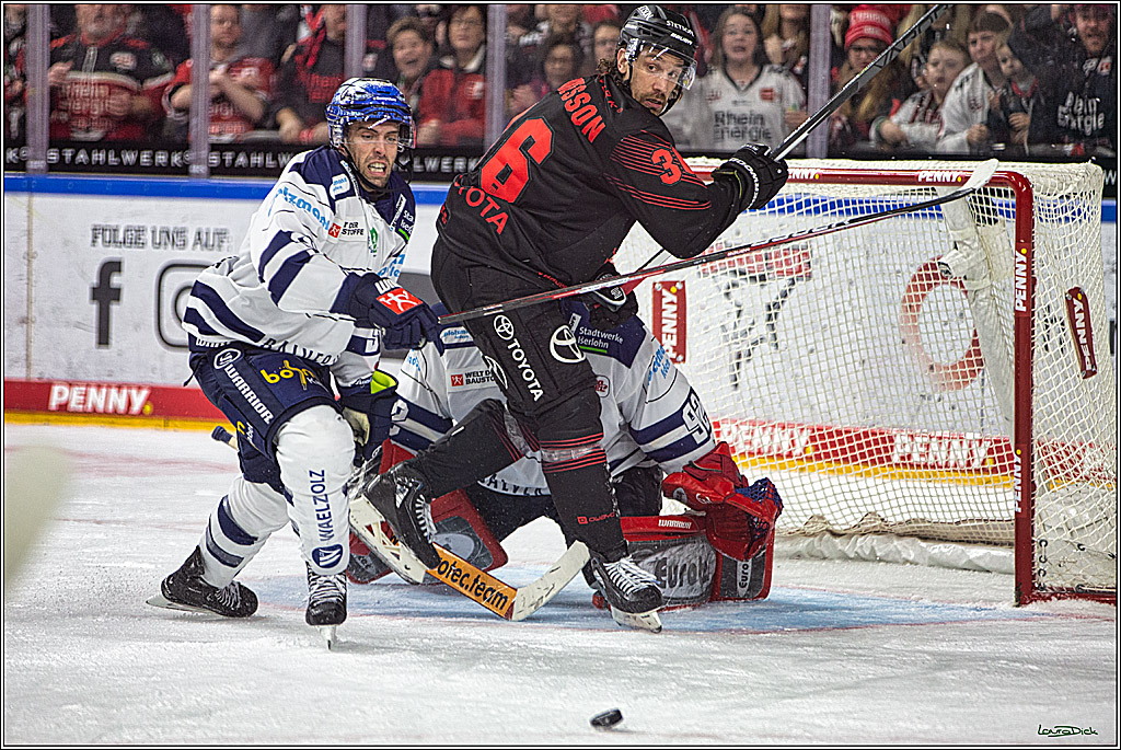 PENNY DEL; Koelner Haie- Iserlohn Roosters; Koeln, 02.01.2024