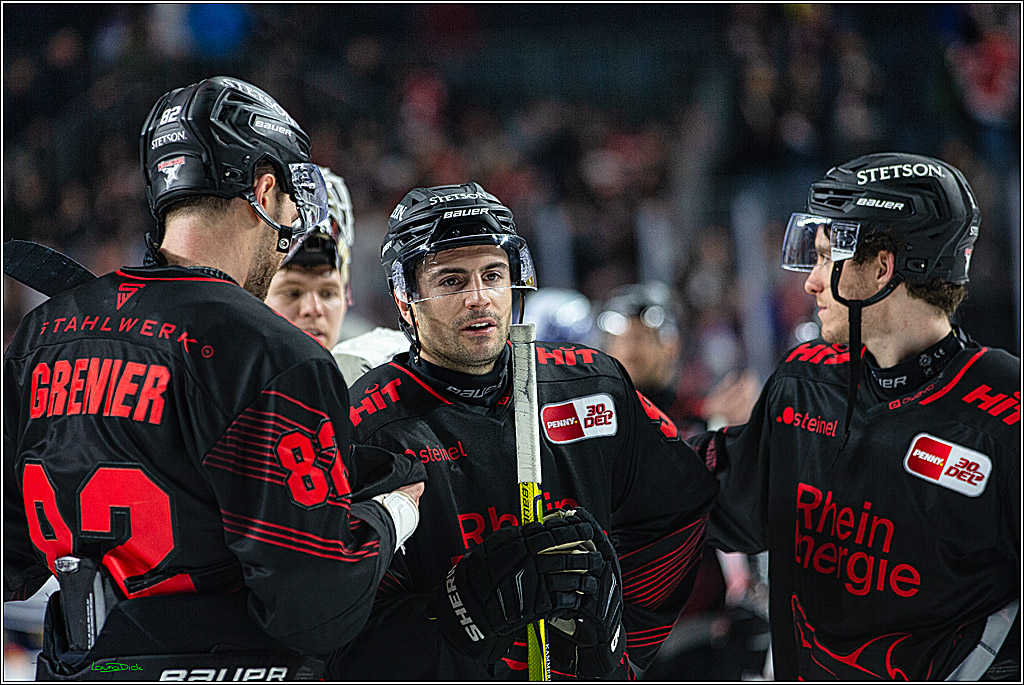 PENNY DEL; Koelner Haie- Iserlohn Roosters; Koeln, 02.01.2024