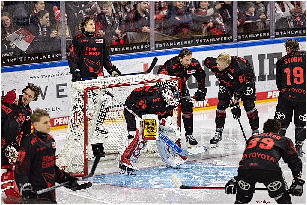 PENNY DEL 1: Kölner Haie -Iserlohn Roosters; Köln, 02.01.2024