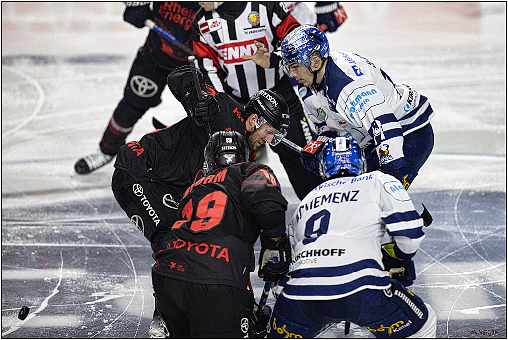 PENNY DEL 1: Kölner Haie -Iserlohn Roosters; Köln, 02.01.2024