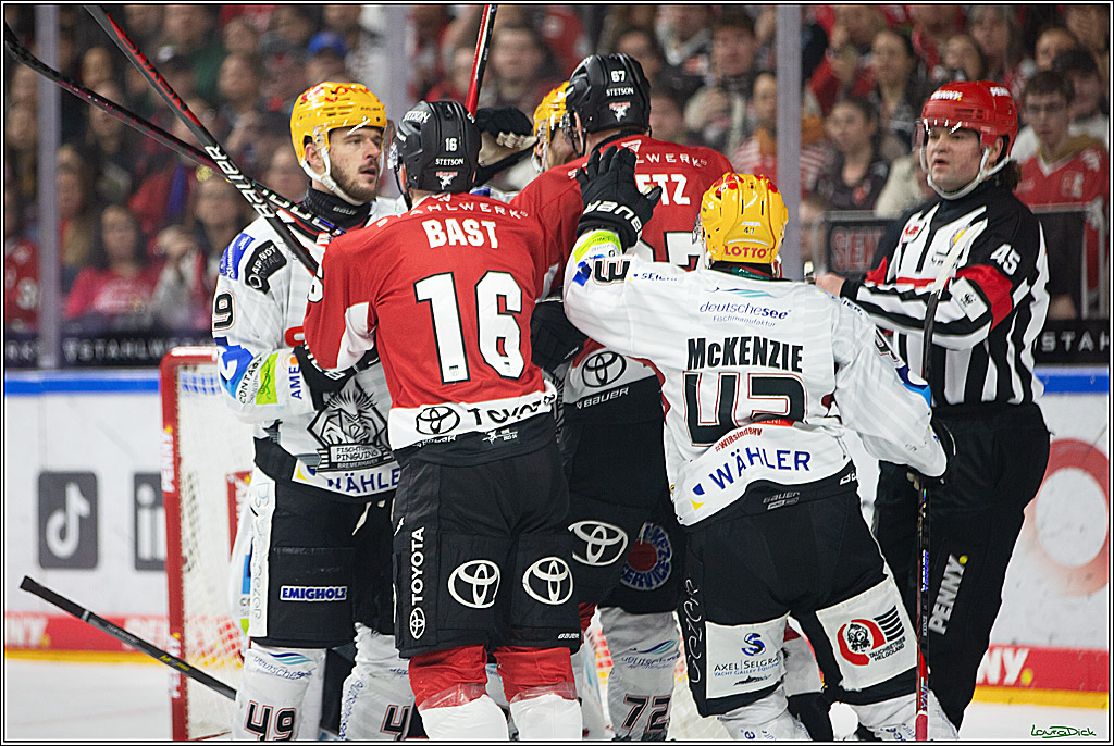 PENNY DEL; Koelner Haie- Fischtown Pinguins Bremerhaven; Koeln, 30.01.2024