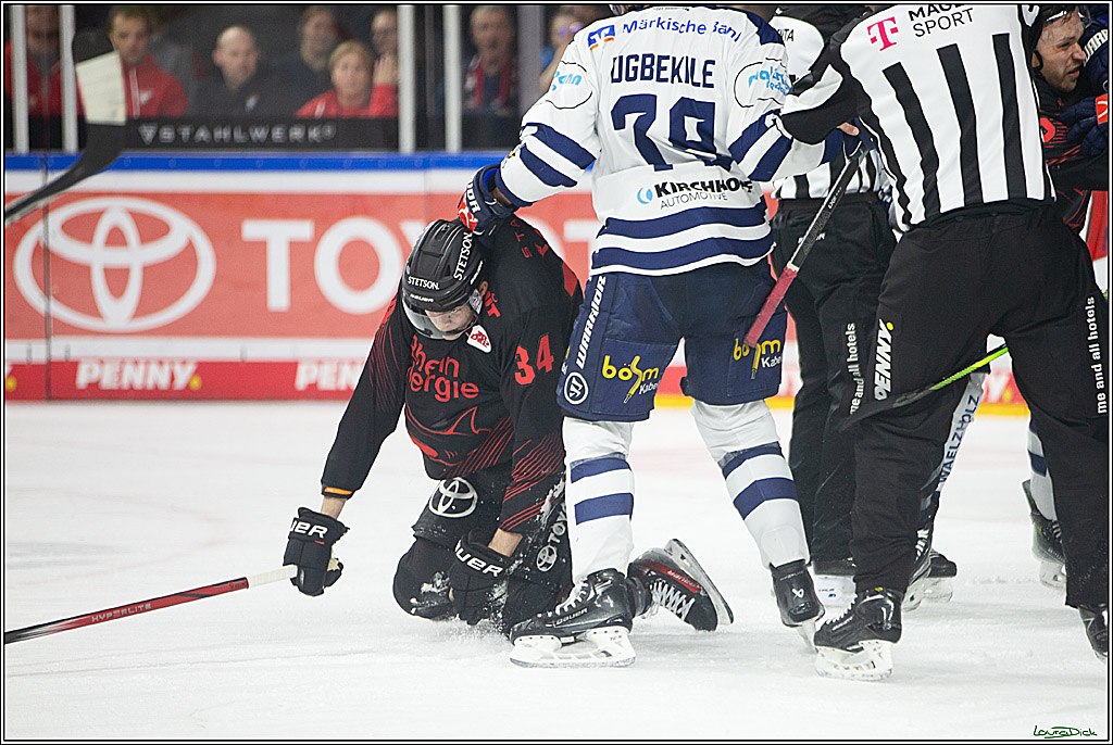 PENNY DEL; Koelner Haie- Iserlohn Roosters; Koeln, 13.02.2024