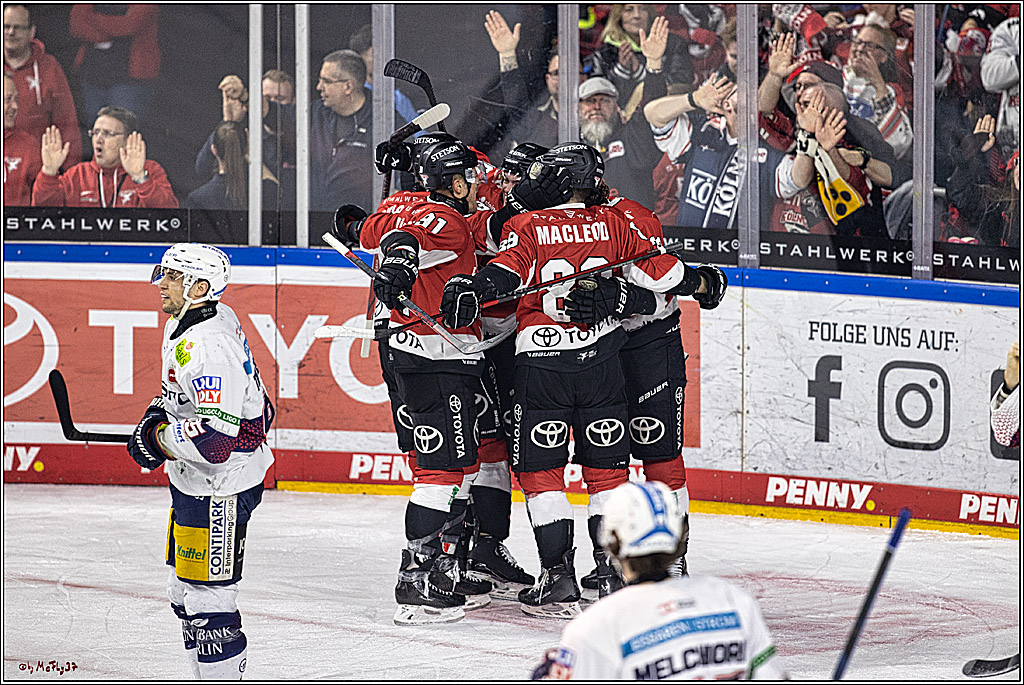 PENNY DEL: Kölner Haie - Eisbären Berlin; Köln, 21.02.2024