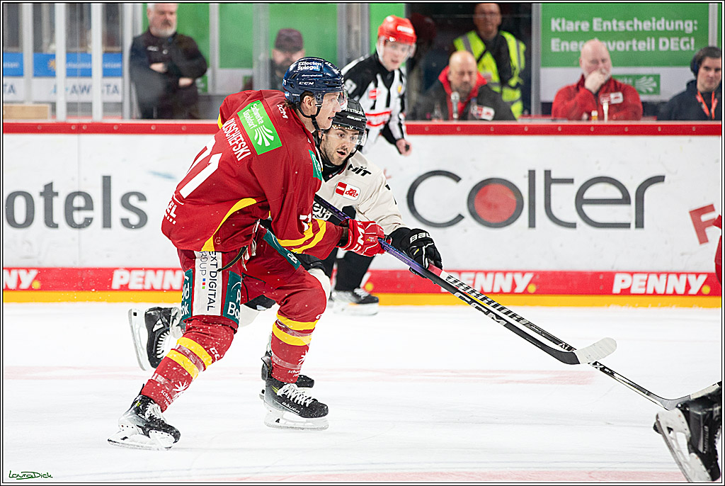 PENNY DEL; Duesseldorfer EG- Koelner Haie; Duesseldorf, 25.02.2024