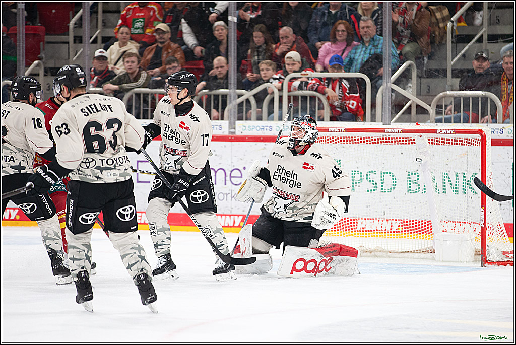 PENNY DEL; Duesseldorfer EG- Koelner Haie; Duesseldorf, 25.02.2024