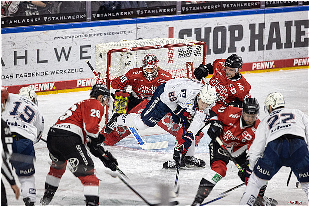 PENNY DEL: Kölner Haie - Adler Mannheim; Köln, 08.03.2024