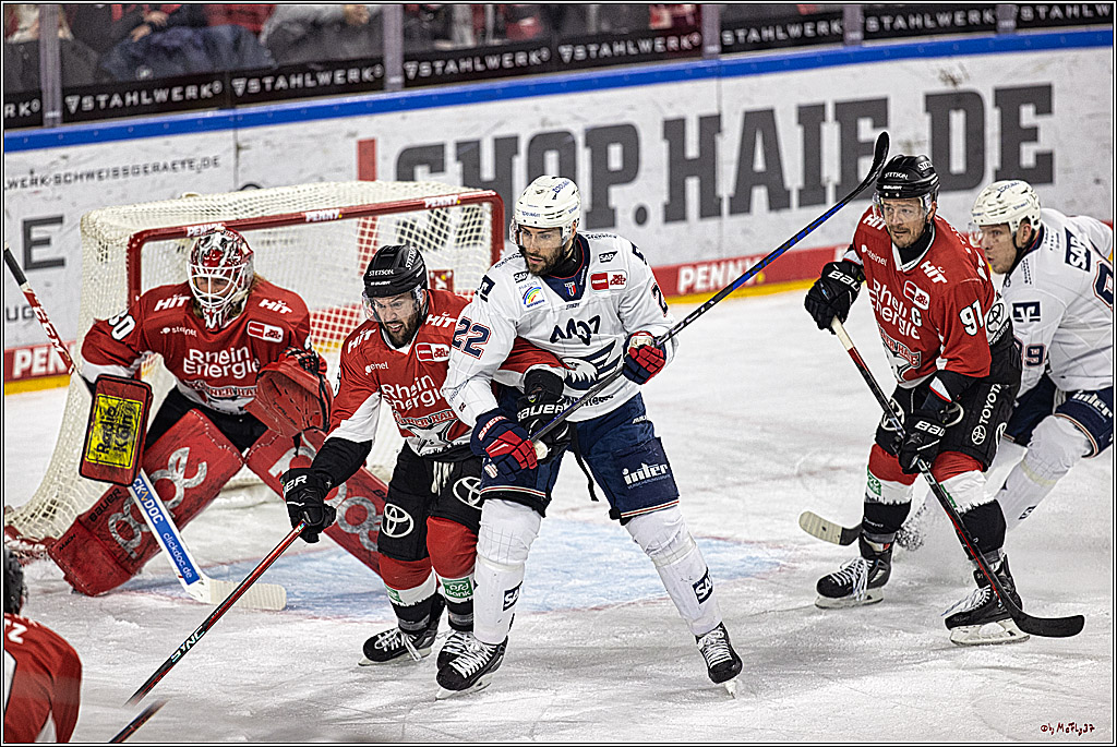 PENNY DEL: Kölner Haie - Adler Mannheim; Köln, 08.03.2024