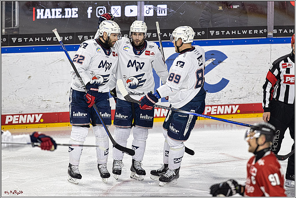 PENNY DEL: Kölner Haie - Adler Mannheim; Köln, 08.03.2024