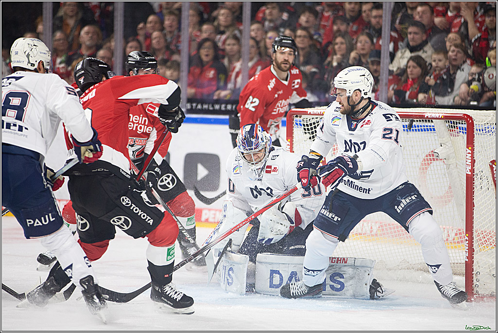 PENNY DEL; Koelner Haie- Adler Mannheim; Koeln, 08.03.2024