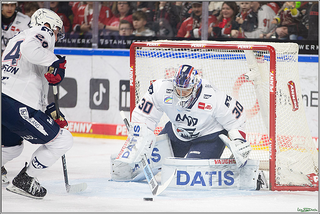 PENNY DEL; Koelner Haie- Adler Mannheim; Koeln, 08.03.2024