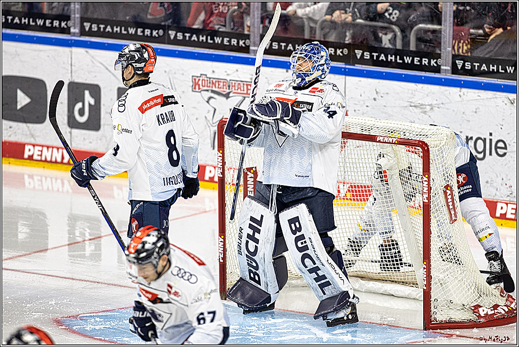 PENNY DEL 1. Playoff-Runde: Kölner Haie - ERC Ingolstadt; Köln, 13.03.2024