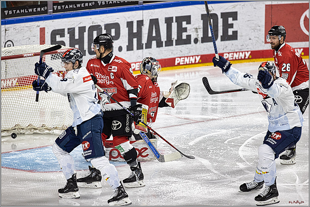PENNY DEL 1. Playoff-Runde: Kölner Haie - ERC Ingolstadt; Köln, 13.03.2024