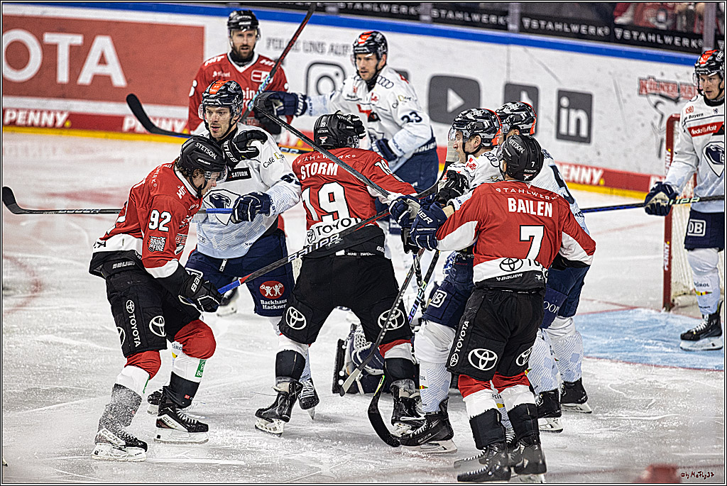 PENNY DEL 1. Playoff-Runde: Kölner Haie - ERC Ingolstadt; Köln, 13.03.2024