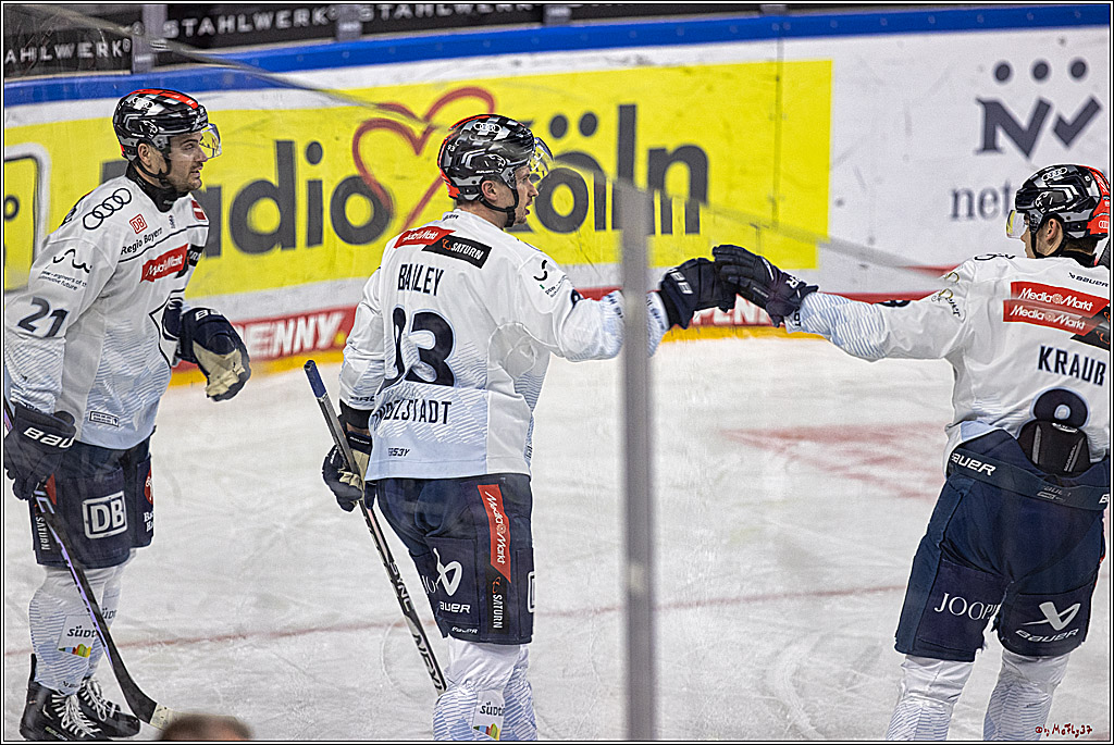 PENNY DEL 1. Playoff-Runde: Kölner Haie - ERC Ingolstadt; Köln, 13.03.2024