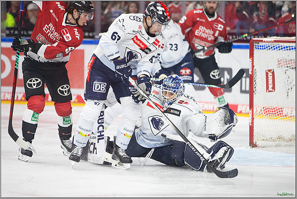 PENNY DEL; Koelner Haie- ERC Ingolstadt; Koeln, 13.03.2024