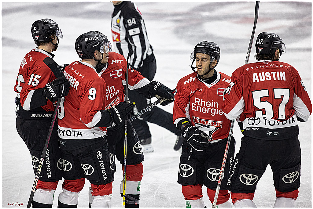 PENNY DEL 1. Playoff-Runde: Kölner Haie - ERC Ingolstadt; Köln, 14.03.2024