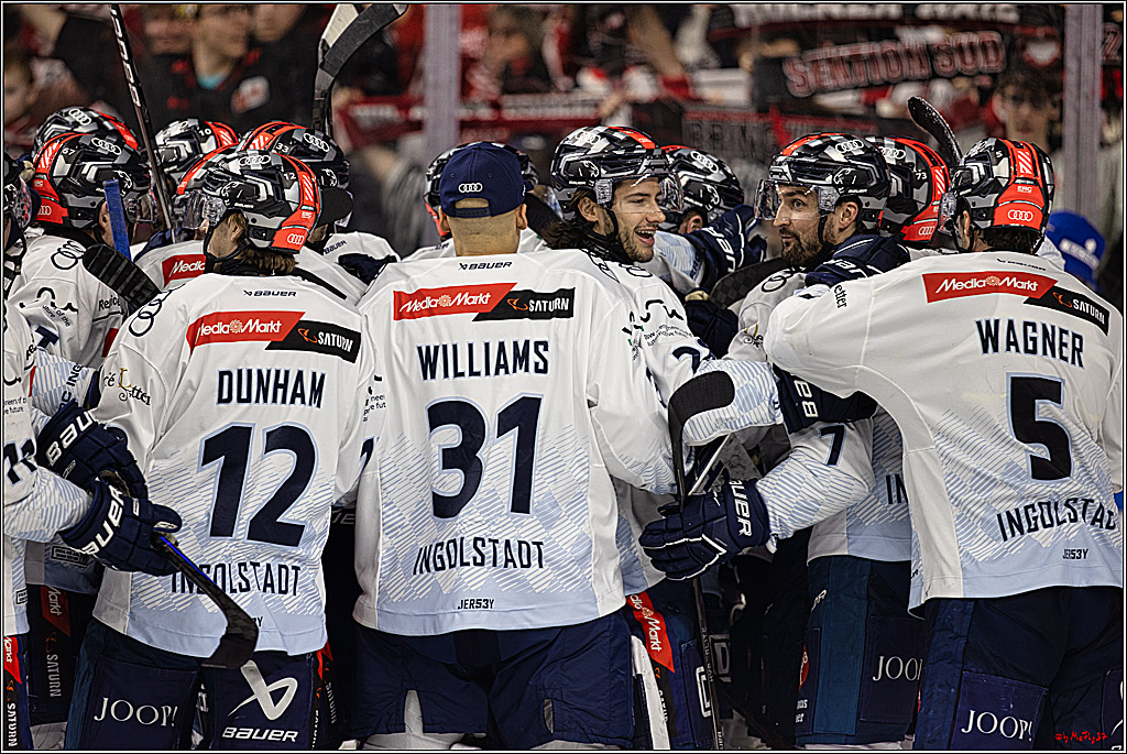 PENNY DEL 1. Playoff-Runde: Kölner Haie - ERC Ingolstadt; Köln, 14.03.2024