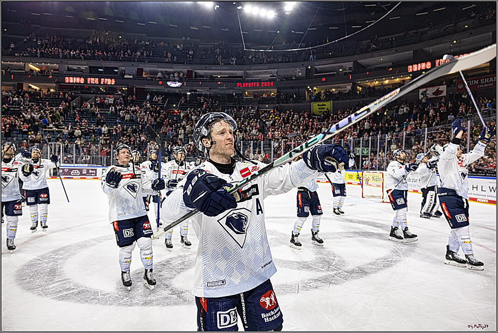 PENNY DEL 1. Playoff-Runde: Kölner Haie - ERC Ingolstadt; Köln, 14.03.2024