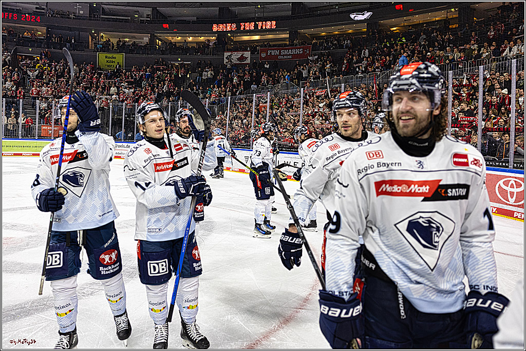 PENNY DEL 1. Playoff-Runde: Kölner Haie - ERC Ingolstadt; Köln, 14.03.2024